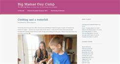 Desktop Screenshot of bigmamasdaycamp.com